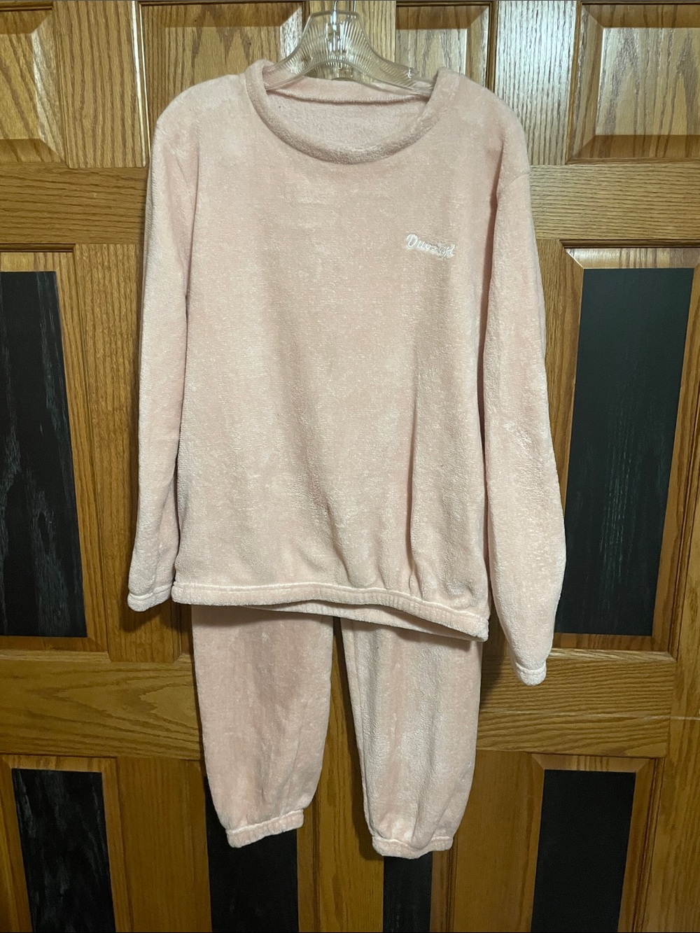 Duoziyi super soft fleece warm up set. So warm. Could be worn as PJs